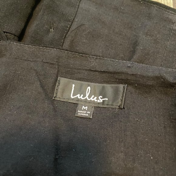 Lulus Black Sweet As Ever Cropped Button Front Tank Top - Picture 9 of 11